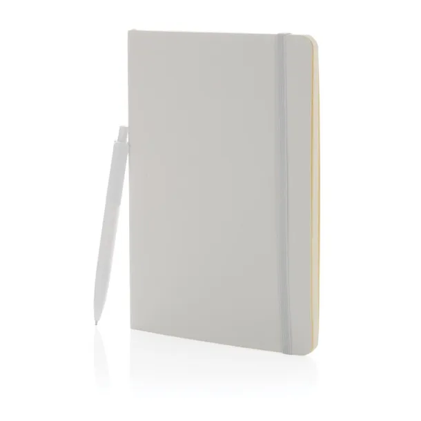 Antimicrobial A5 softcover notebook and X3 pen set White