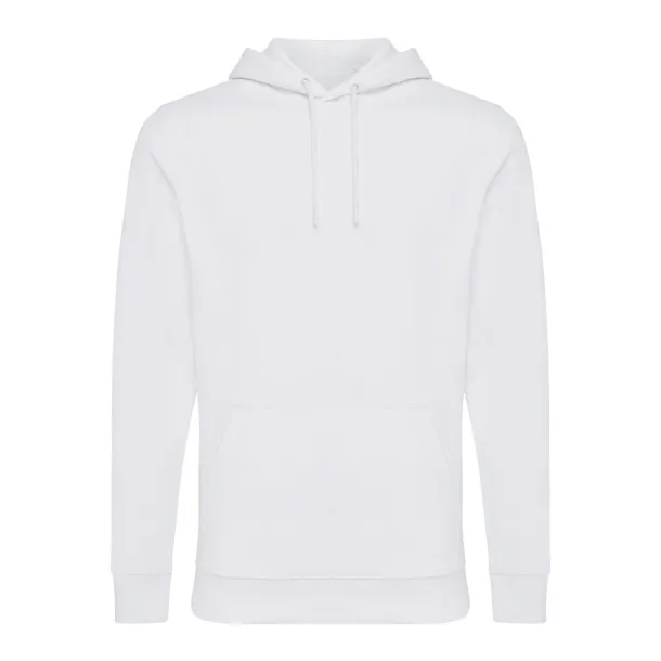  Iqoniq Jasper recycled cotton unisex hoodie - iqoniq recycled white 