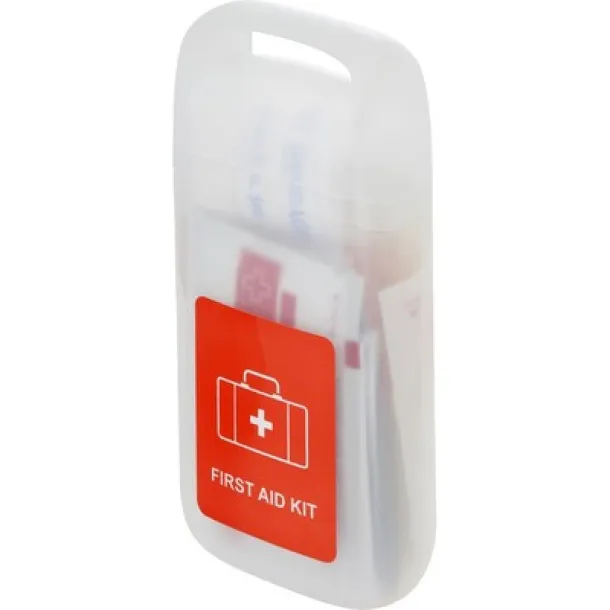  First aid kit in transparent container, 17 pcs. neutral