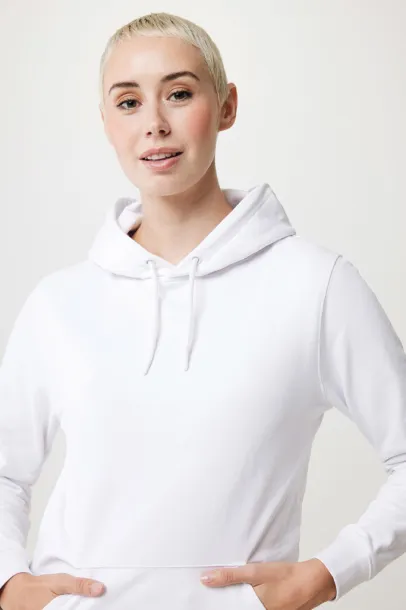  Iqoniq Jasper recycled cotton unisex hoodie - iqoniq recycled white 