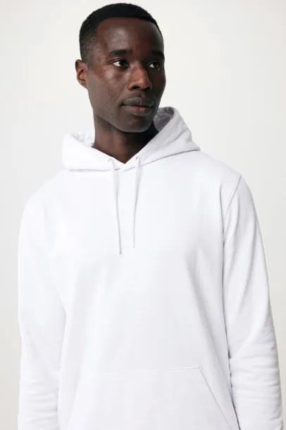  Iqoniq Jasper recycled cotton unisex hoodie - iqoniq recycled white 