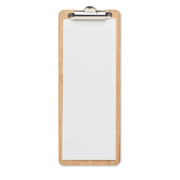 CLIPBI Small size bamboo clipboard Wood