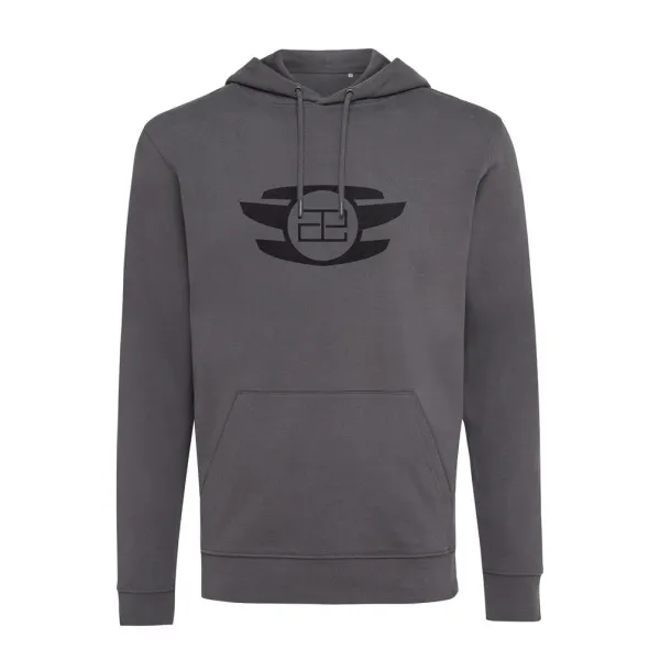  Iqoniq Jasper unisex hoodie od recikliranog pamuka, 340 g/m² - iqoniq anthracite 