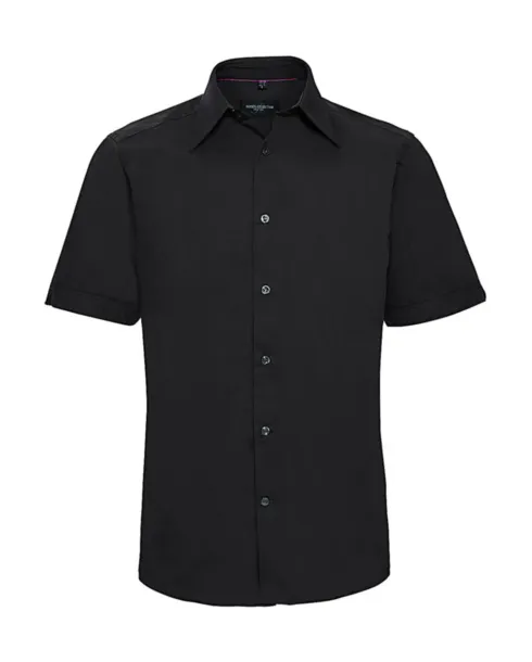  Tencel® Fitted Shirt - Russell Collection Black