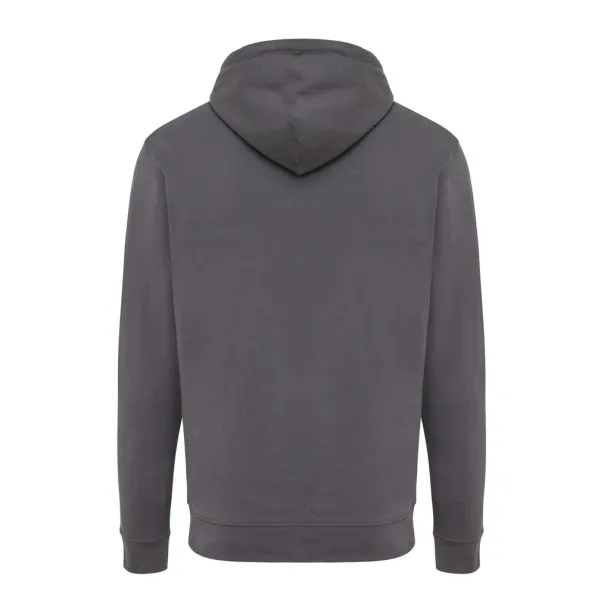  Iqoniq Jasper recycled cotton unisex hoodie - iqoniq anthracite 