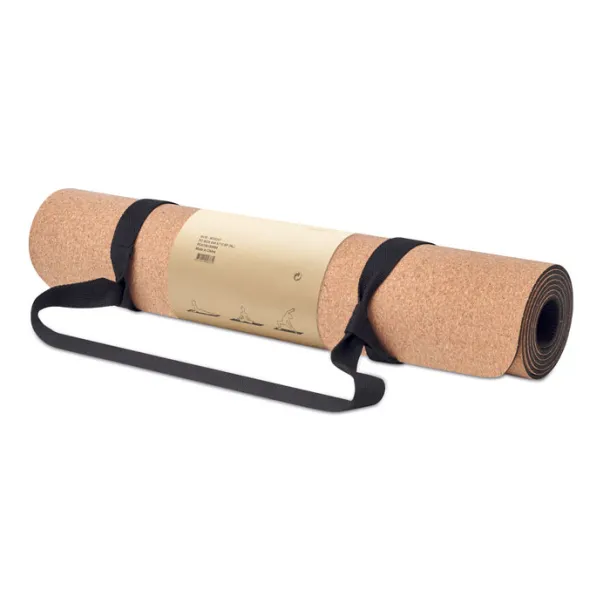 SAVASANA Cork yoga mat Beige