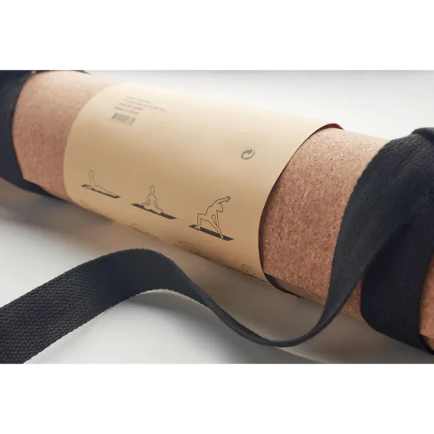 SAVASANA Cork yoga mat Beige