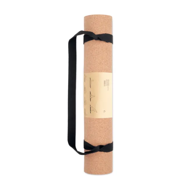 SAVASANA Cork yoga mat Beige