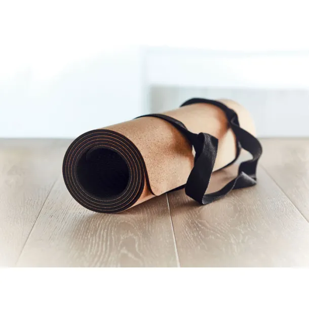 SAVASANA Cork yoga mat Beige