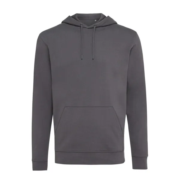  Iqoniq Jasper recycled cotton unisex hoodie - iqoniq grey 