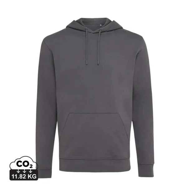  Iqoniq Jasper unisex hoodie od recikliranog pamuka - iqoniq anthracite 