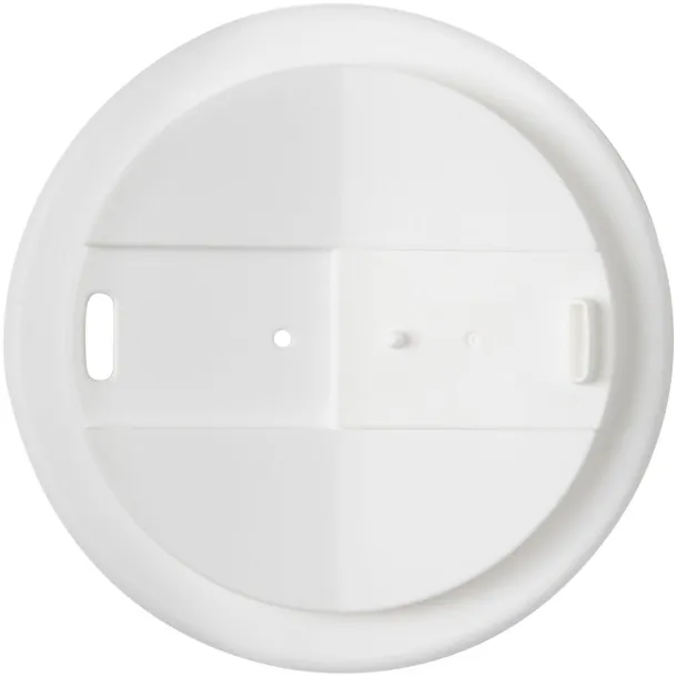 Brite-Americano® Pure 350 ml insulated tumbler with spill-proof lid - Brite-Americano® White