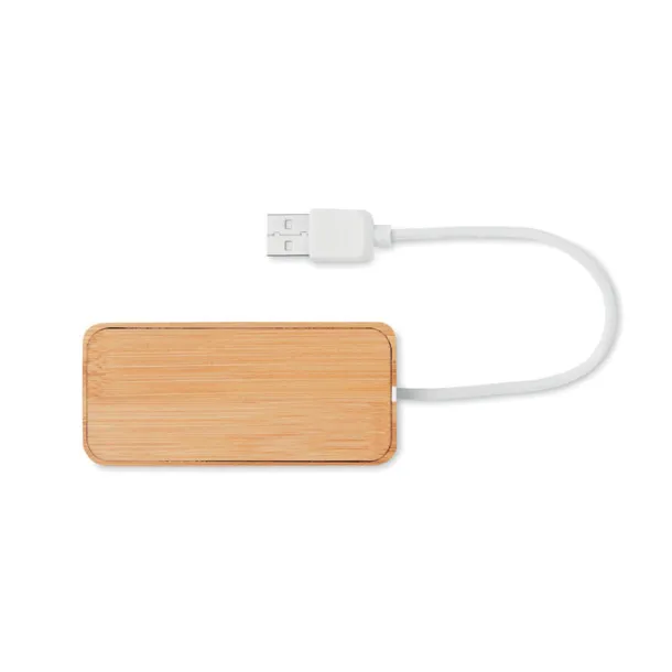 VINA Bamboo USB 3 ports hub Wood