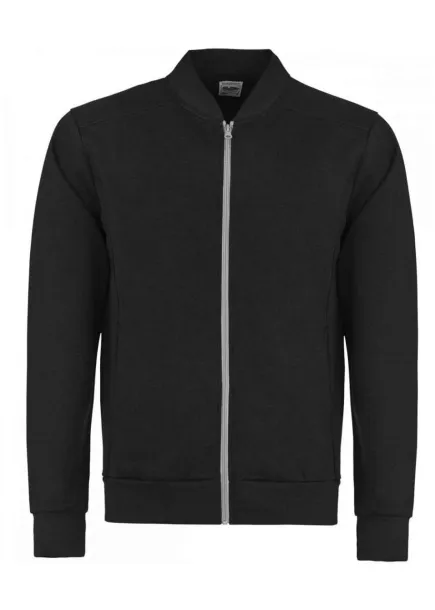  Jakna - Just Hoods Jet Black Heather Grey