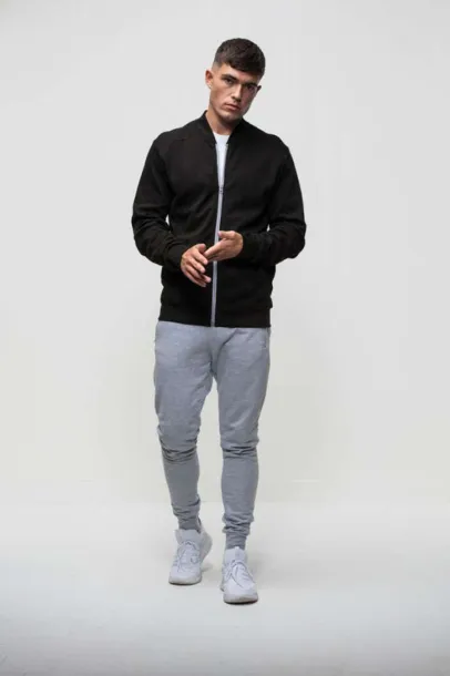  Jakna - Just Hoods Heather Grey Jet Black