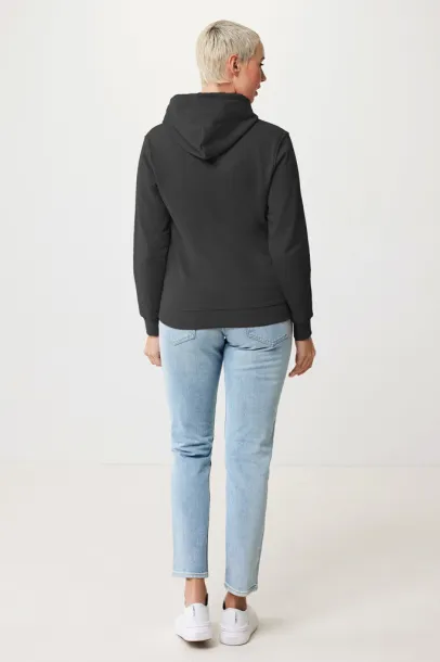  Iqoniq Jasper unisex hoodie od recikliranog pamuka - iqoniq anthracite 