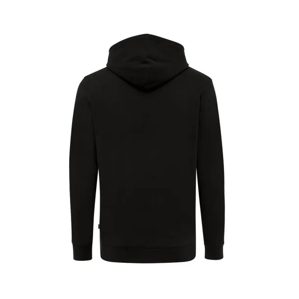  Iqoniq Jasper recycled cotton unisex hoodie - iqoniq Black 