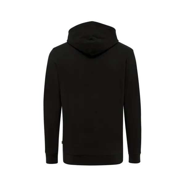  Iqoniq Jasper unisex hoodie od recikliranog pamuka, 340 g/m² - iqoniq Crna