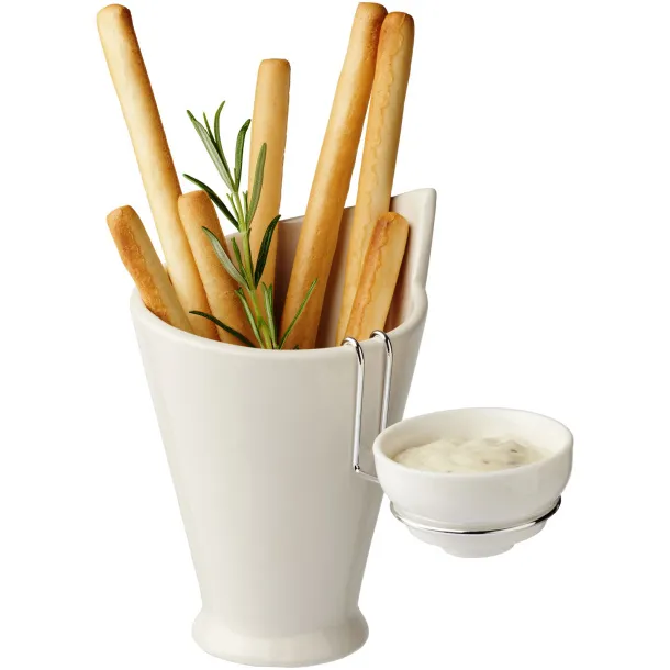 Chase fries and sauce holder - Avenue White