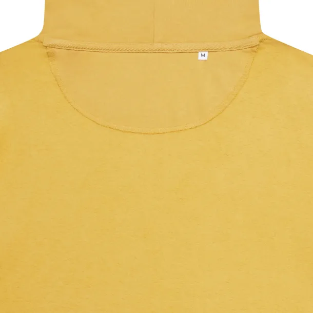  Iqoniq Jasper recycled cotton unisex hoodie - iqoniq yellow 