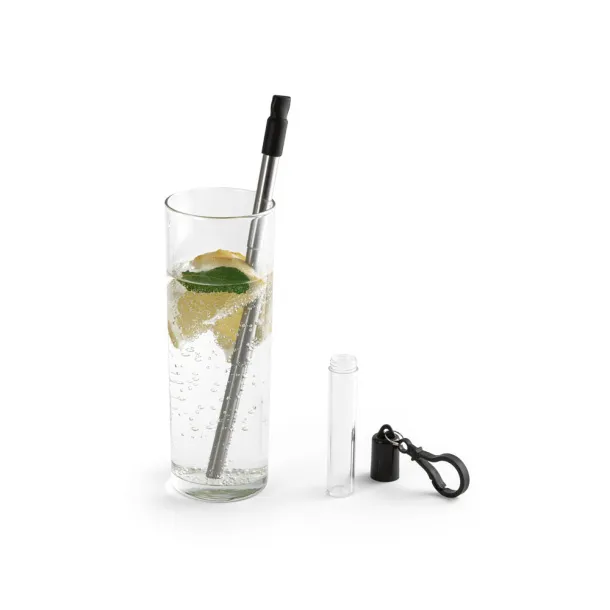 ZAMBA Reusable straw kit Black