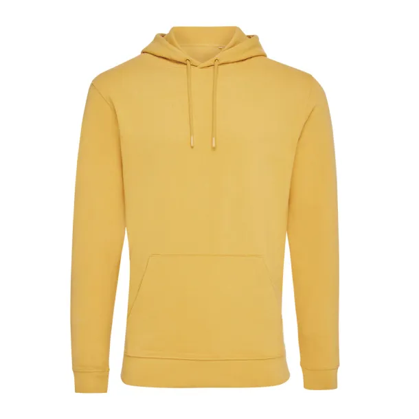  Iqoniq Jasper unisex hoodie od recikliranog pamuka, 340 g/m² - iqoniq Oker žuta 