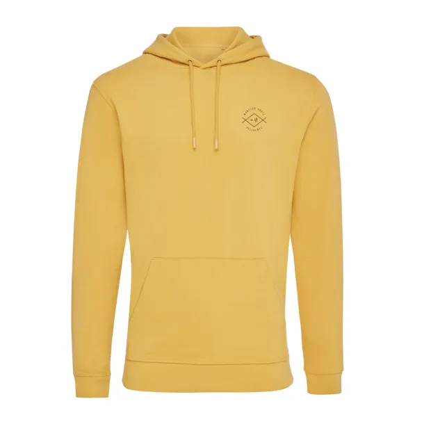  Iqoniq Jasper unisex hoodie od recikliranog pamuka - iqoniq ochre yellow 