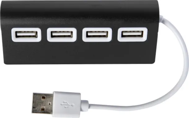 Leo USB hub Crna