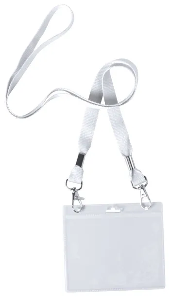Cail lanyard White Transparent