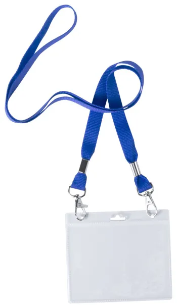 Cail lanyard Blue Transparent