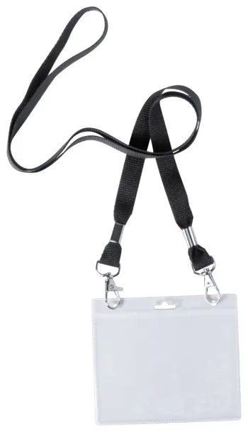 Cail lanyard Black Transparent
