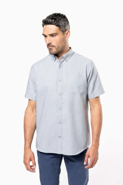  MEN'S SHORT-SLEEVED OXFORD SHIRT - Kariban Black