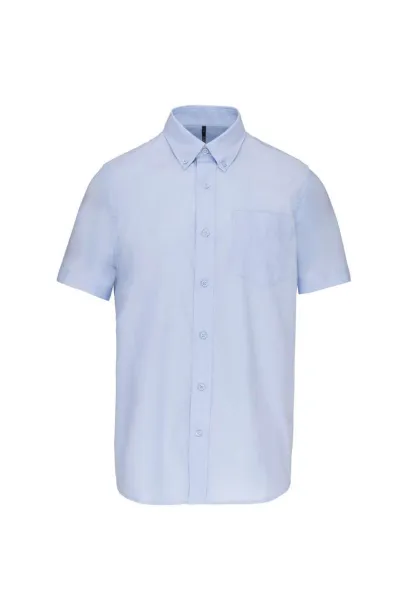  MEN'S SHORT-SLEEVED OXFORD SHIRT - Kariban Oxford Blue