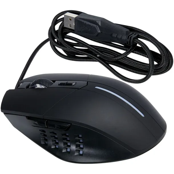 Gleam RGB gaming mouse Solid black