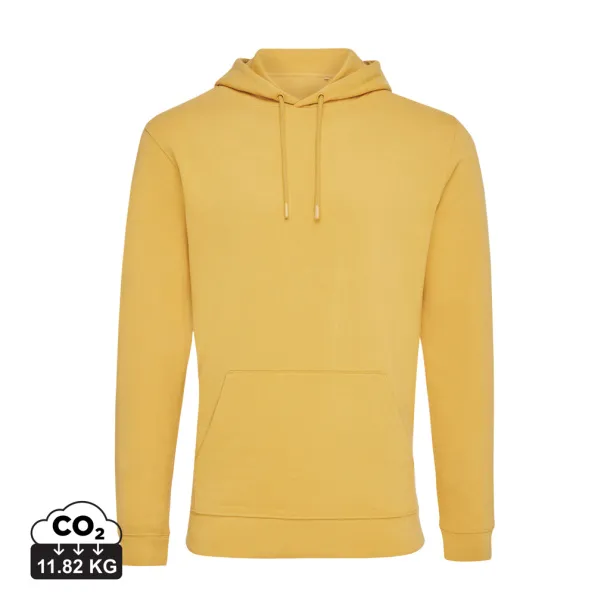  Iqoniq Jasper recycled cotton unisex hoodie - iqoniq Oker žuta 