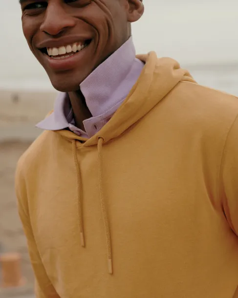  Iqoniq Jasper unisex hoodie od recikliranog pamuka - iqoniq ochre yellow 