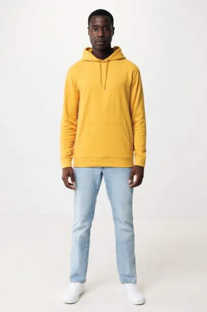  Iqoniq Jasper recycled cotton unisex hoodie - iqoniq yellow 