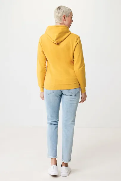  Iqoniq Jasper recycled cotton unisex hoodie - iqoniq yellow 