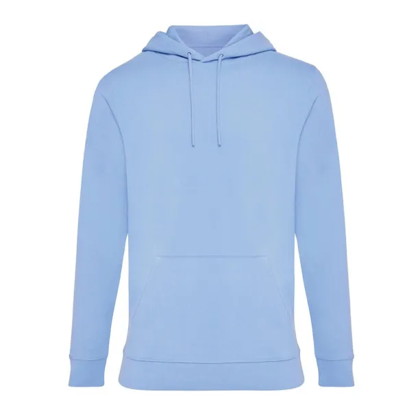  Iqoniq Jasper recycled cotton unisex hoodie - iqoniq sky blue