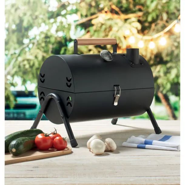 CHIMEY Portable barbecue with chimney Black