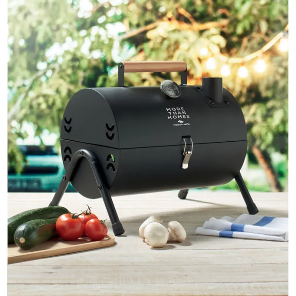 CHIMEY Portable barbecue with chimney Black