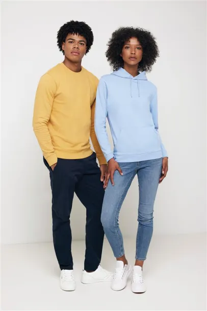  Iqoniq Jasper recycled cotton unisex hoodie - iqoniq sky blue