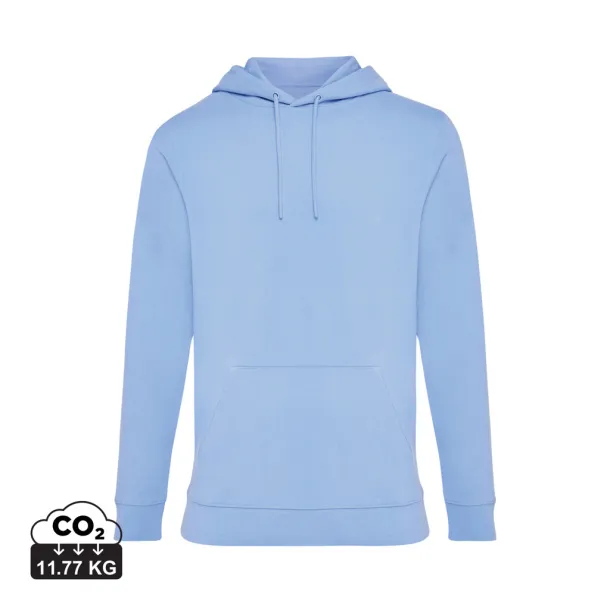  Iqoniq Jasper unisex hoodie od recikliranog pamuka, 340 g/m² - iqoniq sky blue