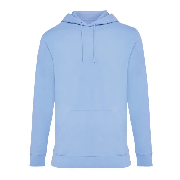  Iqoniq Jasper recycled cotton unisex hoodie - iqoniq sky blue