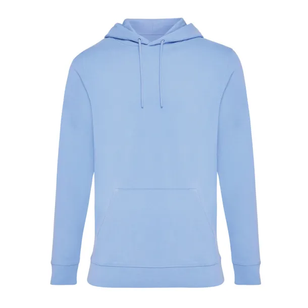  Iqoniq Jasper recycled cotton unisex hoodie - iqoniq blue 