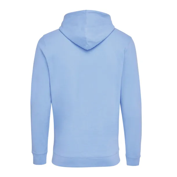  Iqoniq Jasper recycled cotton unisex hoodie - iqoniq blue 