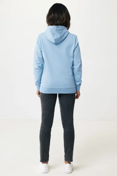  Iqoniq Jasper recycled cotton unisex hoodie - iqoniq blue 