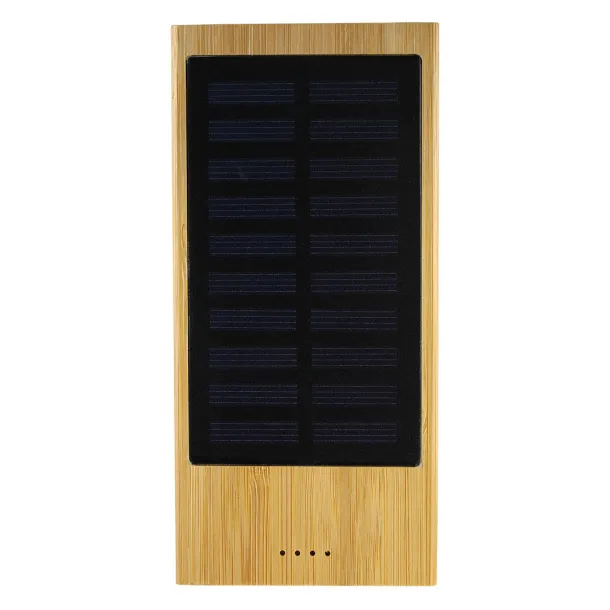 SOLAR Solar powerbank, 10.000 mAh - PIXO Cream Bež