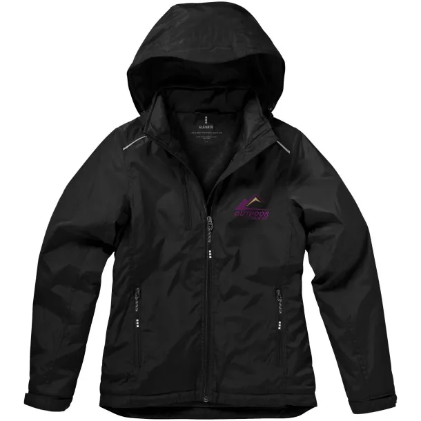 Smithers fleece lined ladies jacket - Elevate Solid black