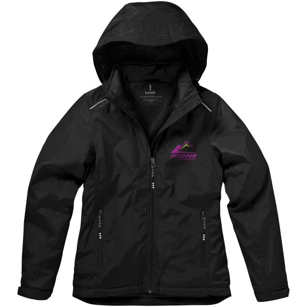 Smithers fleece lined ladies jacket - Elevate Solid black